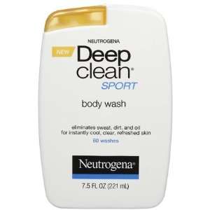  Neutrogena Deep Clean Sport Body Wash, 7.5 oz (Quantity of 