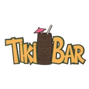  Tiki Bar Laser Die Cut