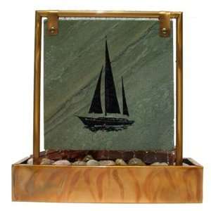  Smooth Sailing Tabletop Fountain in Slate