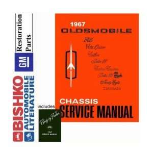  1967 OLDSMOBILE 98 88 442 CUTLASS Shop & Body Manual CD 