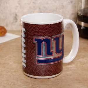  New York Giants Pewter Logo Football 15oz. Coffee Mug 