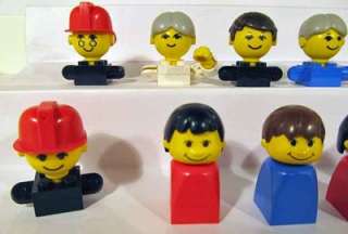 Vintage Lot Lego People GRANDMA Police Firemen CONSTRUCTION More FREE 