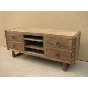  Agio 69 TV Stand in Distressed Natural