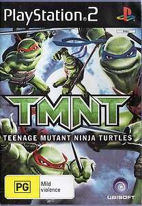 Playstation 2 TMNT Teenage Mutant Ninja Turtles Game PS2  