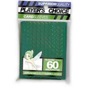  Players Choice Yu Gi Oh Green Holo Sleeves (Pack of 60 