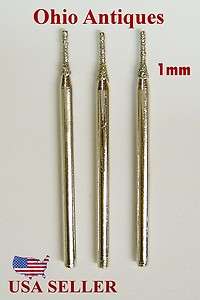 1mm Jewelry Diamond Drill Bits for Sea Beach Glass, Shells and 