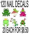 EASTER NAIL ART DECALS• KIDS,TOE OR ADULT SIZE  