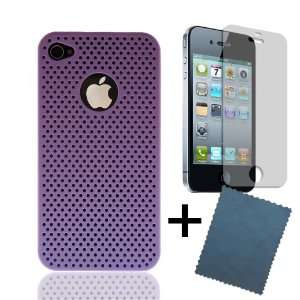  UD Mesh Design Case for Apple iPhone 4 / 4G (Purple) PLUS 