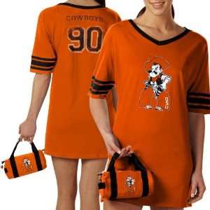 Oklahoma State Football Jersey   Nightshirt in a Bag 