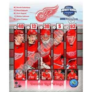  2008 Detroit Red Wings Western Conference Champions 