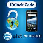 Unlock w/ code for att AT&T Motorola Atrix 4g MB860 5 10 minutes 