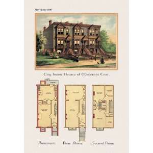   City Frame House of Moderate Cost 16X24 Giclee Paper