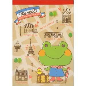  kawaii Memo Pad Frog takes a journey from Japan Toys 
