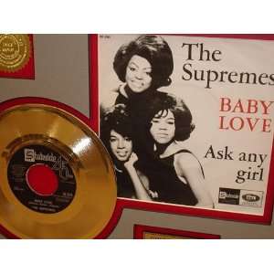  SUPREMES GOLD RECORD LIMITED EDITION DISPLAY Everything 