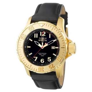 Invicta Mens F0058 Pro Diver Sport Collection GMT Gold Tone Watch 