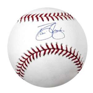 David Justice Atlanta Braves Autographed Baseball  Sports 