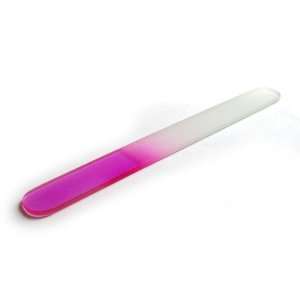  MoYou Nail Art Premium manicure Large Pink crystal glass nail file 