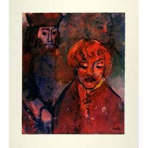 1965 Print Anklage Indictment German Expressionism Painter Emil Nolde 