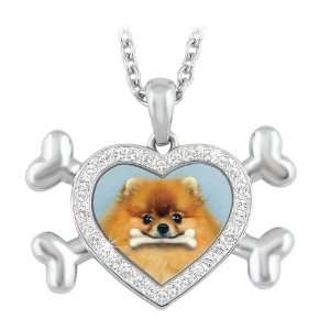  Bad to the Bone Pomeranian Pendant Jewelry