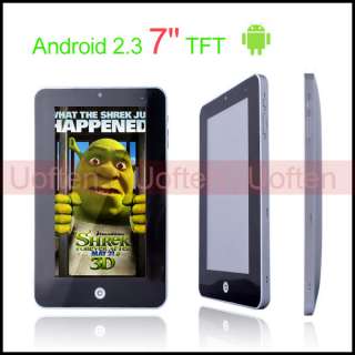 Android 2.3 7 Inch TFT Touch Screen 4GB 256MB MID Tablet PC WiFi 802 