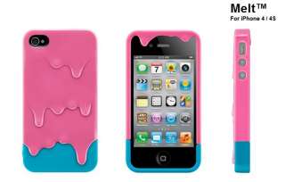 NIB White Vanillia Melting Ice cream Hard Case Cover For Apple iPhone 
