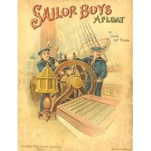  Sailor Boys Afloat   Paper Poster (18.75 x 28.5)