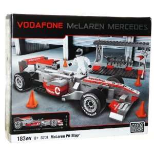  Mega Bloks Vodafone Mercedes McLaren Pit Stop 6701 Toys 