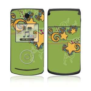 LG Chocolate 3 (VX8560) Skin Decal Sticker   Flower Stars