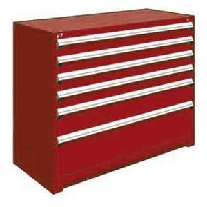   Drawer Counter High 60W Heavy Duty Cabinet   Red