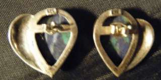 VERY COOL TURQUOISE,LAPIS,STERLING/MARCASITE,EARRINGS  