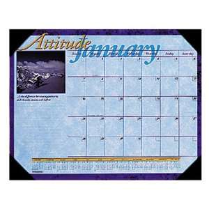  Monthly Desk Calendar, Motivational Scenes, 22x17, Sold 