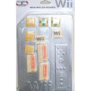  NINTENDO WII METAL BOX WITH MAGNETS Toys & Games