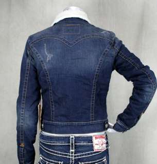   true religion brand jeans denim jacket the style is called emily is