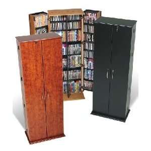 Locking Video Storage Cabinet (Large)   Oak 