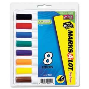  Marks A Lot 24411   Desk Style Dry Erase Markers, Chisel 