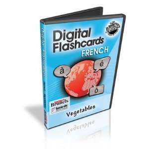  French Digital Flashcard Challenge Vegetables on CD ROM 