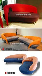 new modern funky design lounge chaise sofa custom made photo