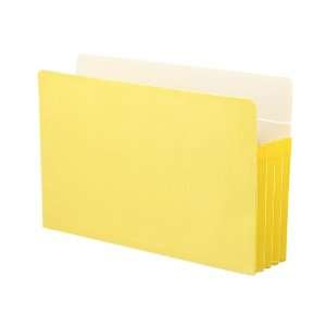  Smead Pocket, Legal, Straight, 3.5 Inch Expansion, Yellow 