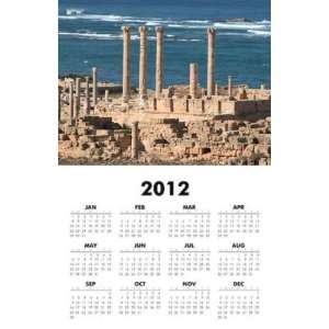  Libya   Sabratha 2012 One Page Wall Calendar 11x17 inch on 