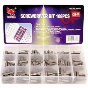  108pc Screwdriver Bits