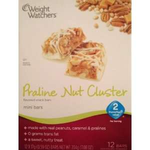 Weight Watchers Praline Nut Cluster Mini Bars Snack (12 bars) 2 