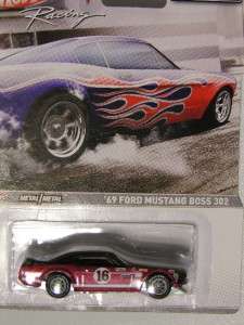 Hot Wheels 2012 Racing 69 FORD MUSTANG BOSS 302 Red & Black Muscle 