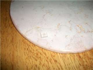 LIGHT PINK MARBLE 10 X 12 OVAL VANITY DISPLAY TRAY CENTERPIECE  