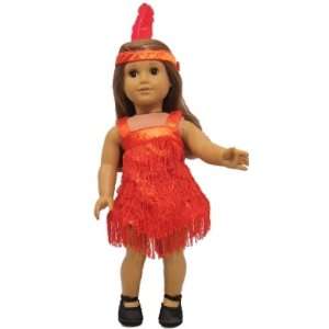  Rebeccas Flapper Dress for American Girl 18 Dolls Toys 