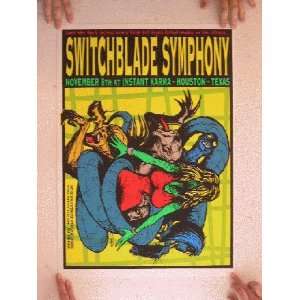   The Switchblade Symphony Silk screen Poster Jermaine 