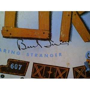   Burl 10 Inch Signed Autograph The Wayfaring Stranger