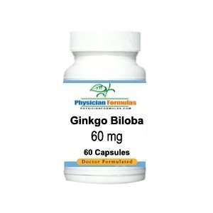 Ginkgo Biloba Extract 60 mg, 60 Capsules   Endorsed by Dr. Ray 