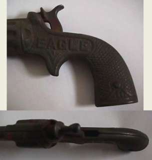 Vintage Toy Cast Iron Cap Guns,Eagle and unknown,No Res.  