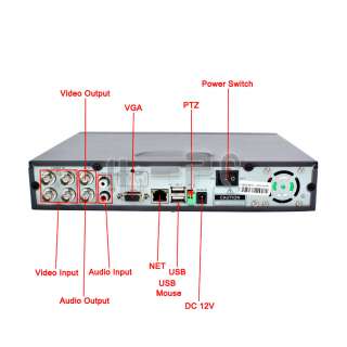   Security CCTV Camera H.264 DVR Outdoor Surveillance System  