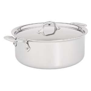  All Clad Stainless Steel 6 Qt. Stock Pot With Lid
